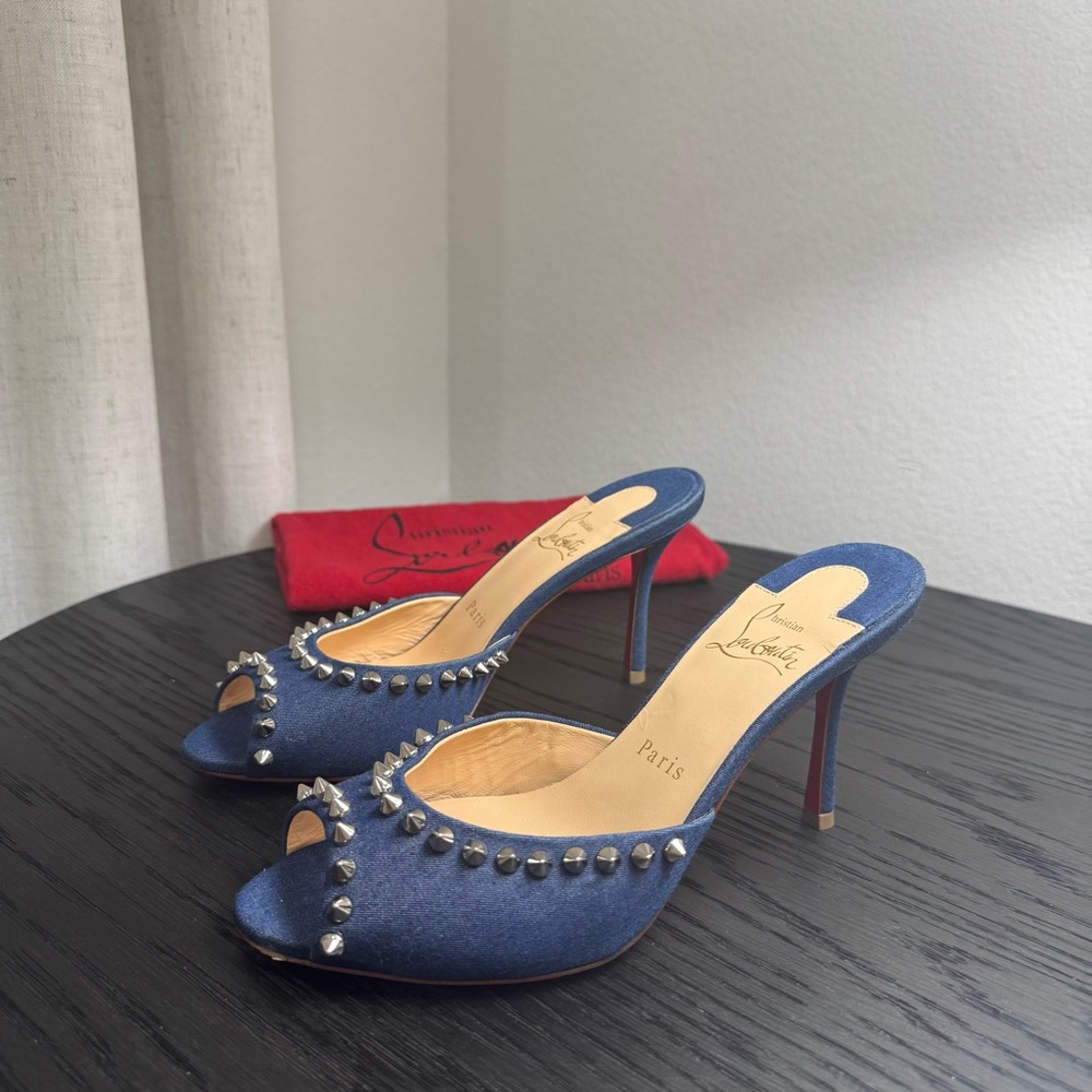 Christian Louboutin Me Dolly Spike 85 Denim 36